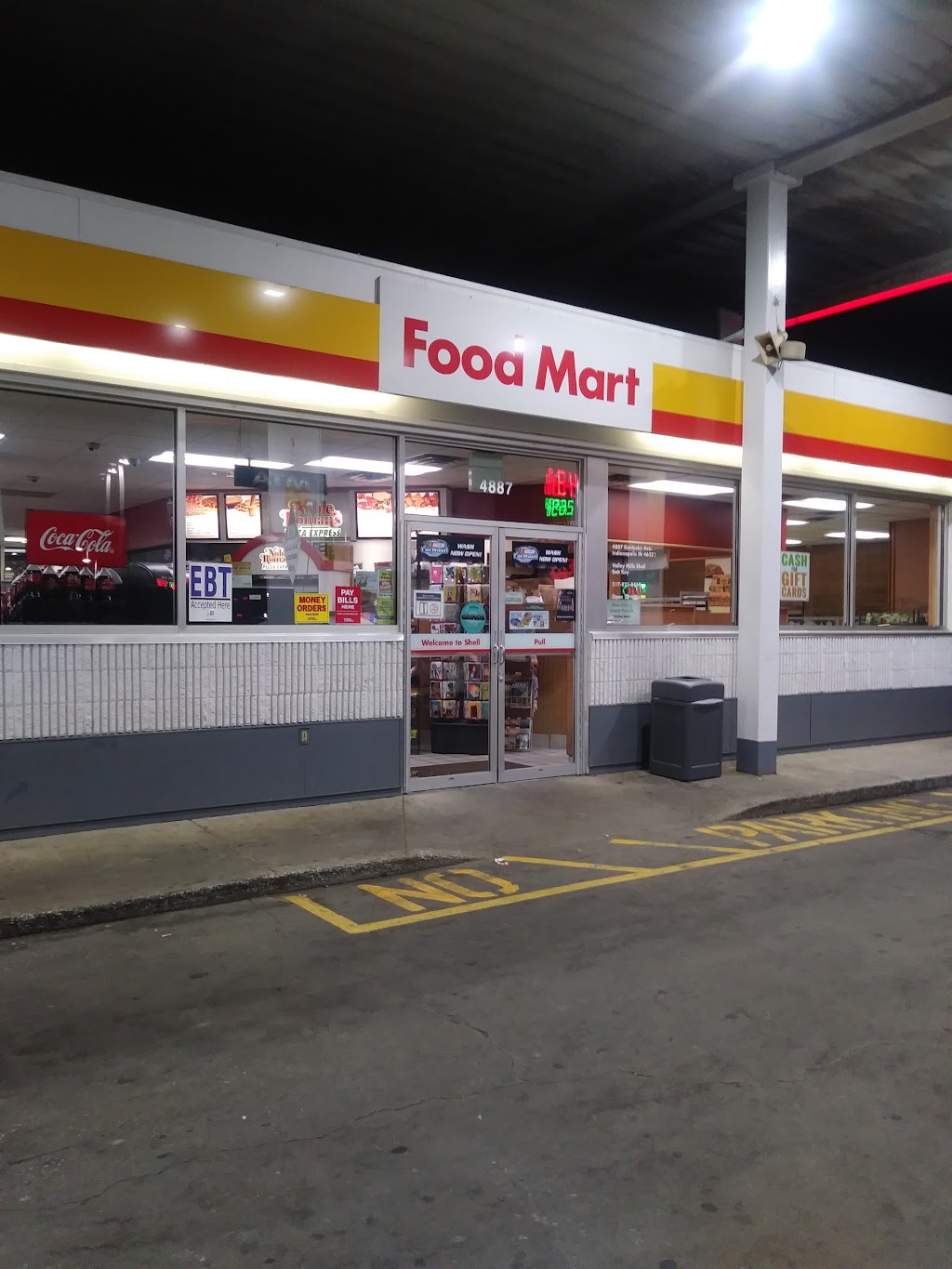 Shell | restaurant | 4887 Kentucky Ave, Indianapolis, IN 46221, USA | 3178567654 OR +1 317-856-7654