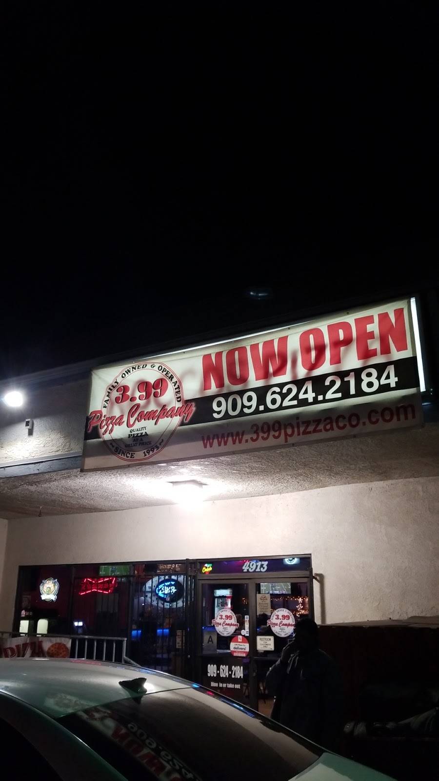 3.99 Pizza Company | restaurant | 4913 Moreno St, Montclair, CA 91763, USA | 9096242184 OR +1 909-624-2184