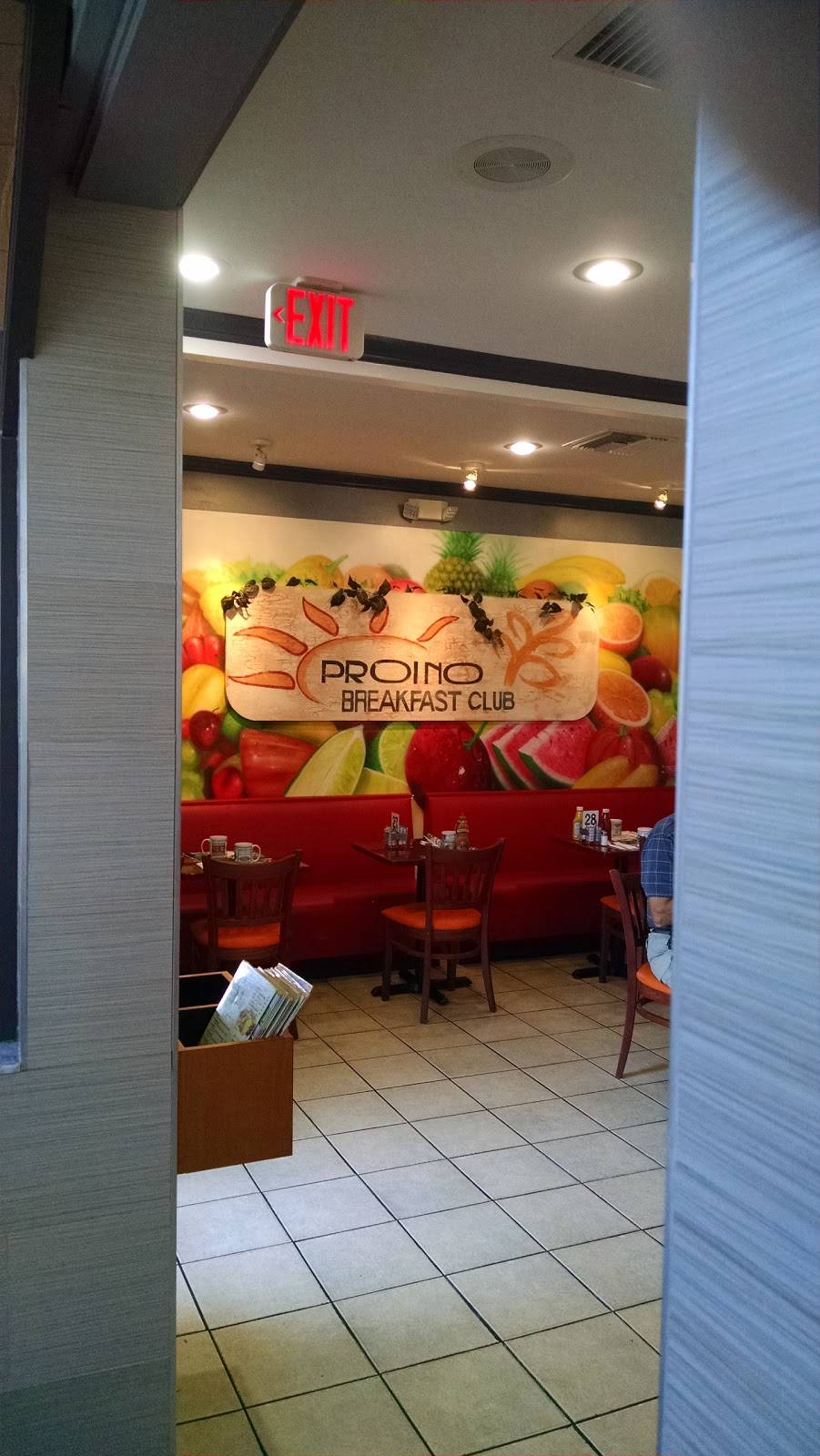 Proino Breakfast Club | restaurant | 14400 Walsingham Rd, Largo, FL 33774, USA | 7273033896 OR +1 727-303-3896