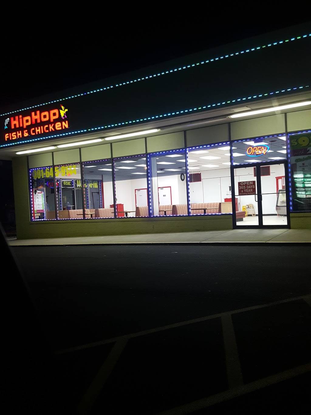 Hip Hop Fish & Chicken | restaurant | 3659 Leonardtown Rd, Waldorf, MD 20601, USA | 3016459144 OR +1 301-645-9144