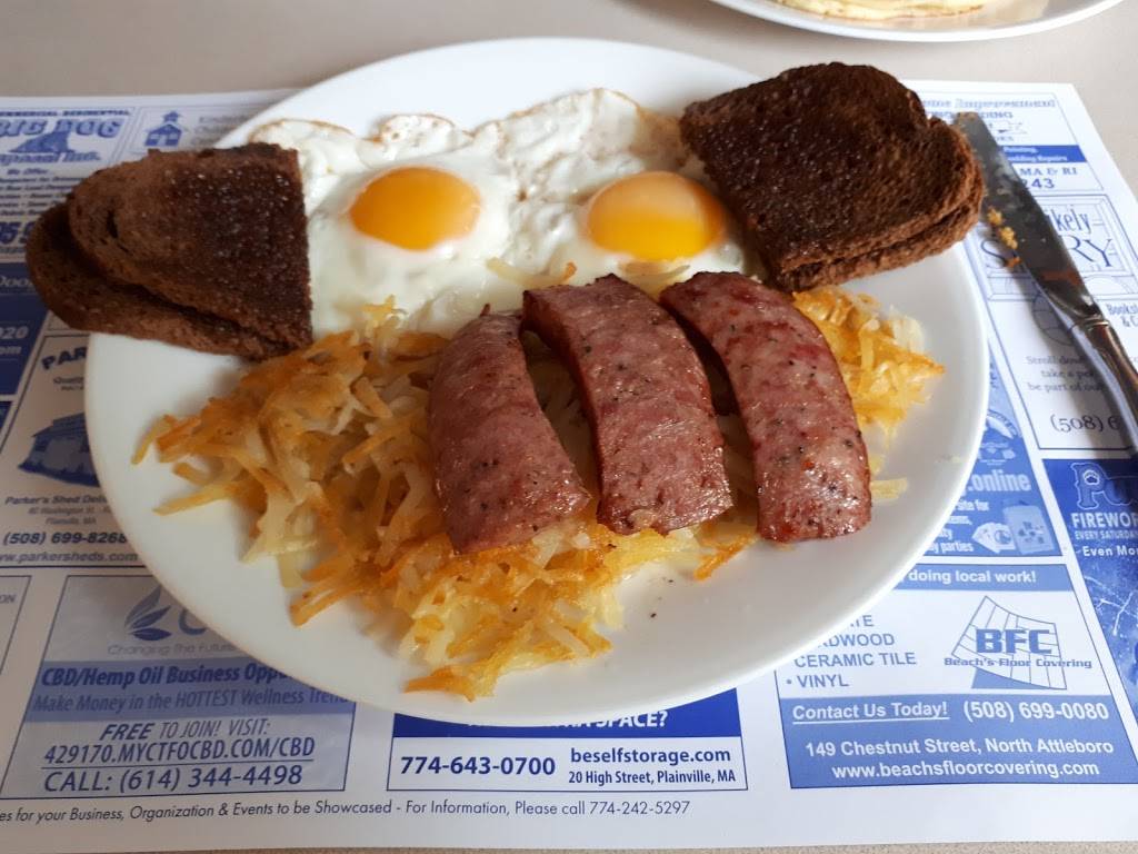 Dons Diner Inc | restaurant | 121 South St, Plainville, MA 02762, USA | 5086957036 OR +1 508-695-7036