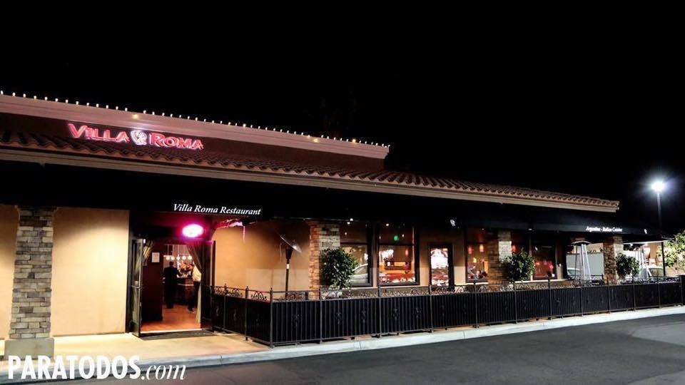 Villa Roma Restaurant | restaurant | 25254 La Paz Rd suite a, Laguna Hills, CA 92653, USA | 9494548585 OR +1 949-454-8585