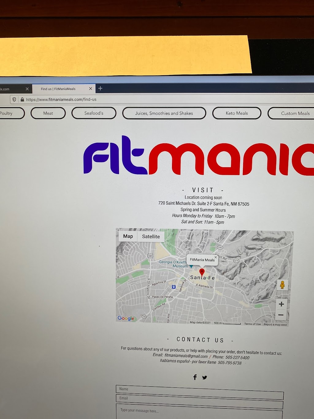 FitMania | restaurant | 720 St Michaels Dr, Santa Fe, NM 87505, USA | 5052275400 OR +1 505-227-5400
