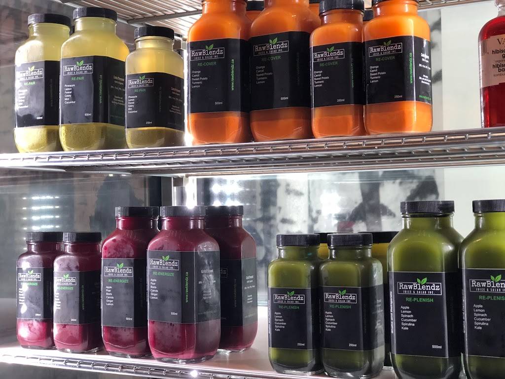 RawBlendz Juice & Salad | restaurant | 215 Lakeshore Rd E, Mississauga, ON L5G 1G5, Canada | 9058232780 OR +1 905-823-2780