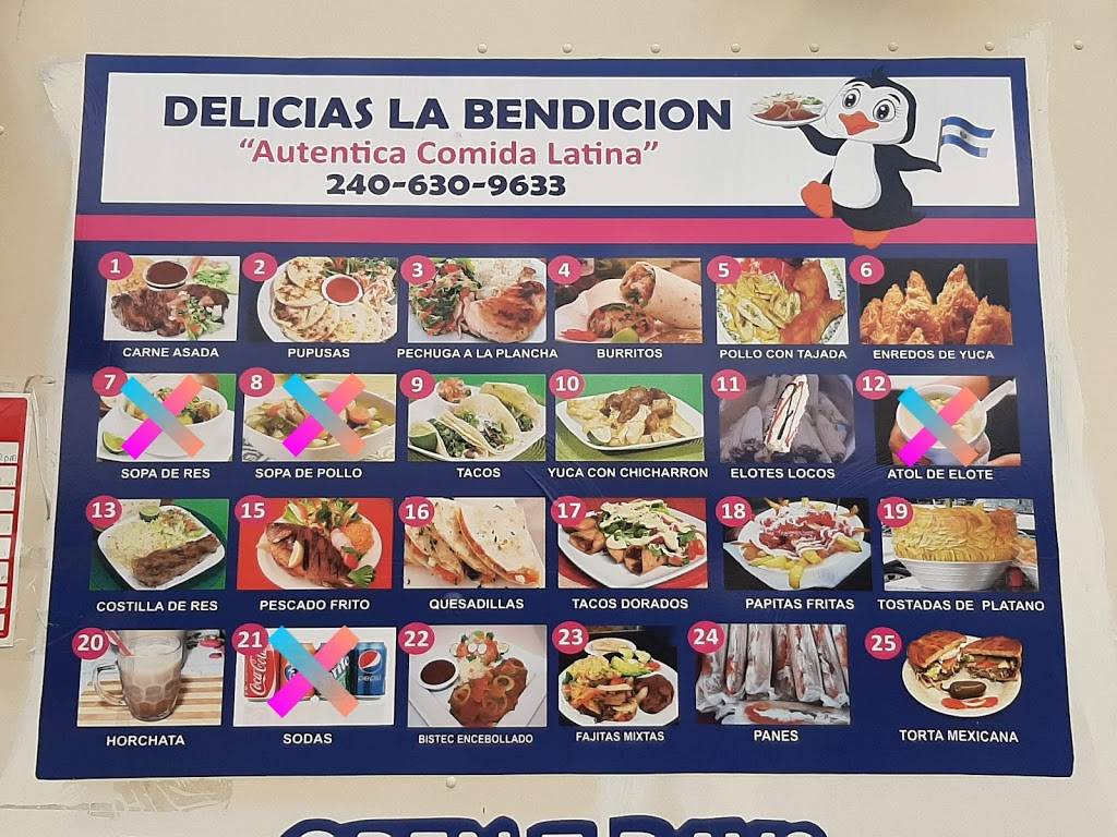 DELICIAS LA BENDICIÓN | restaurant | 1824 Forest Dr, Annapolis, MD 21401, USA | 2406309633 OR +1 240-630-9633