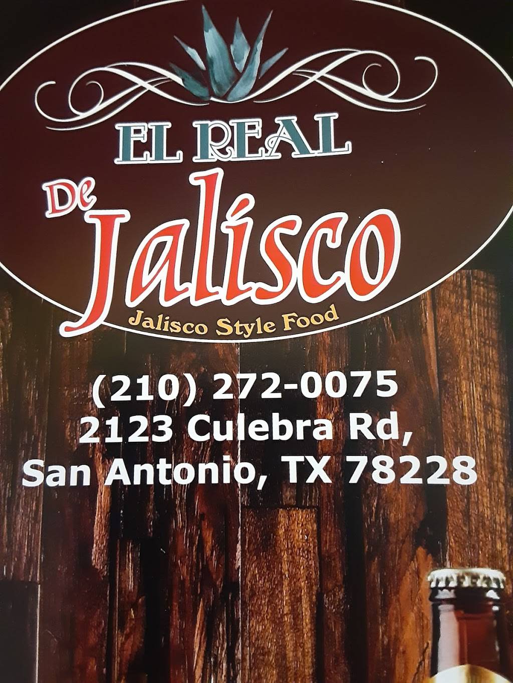 El Real De Jalisco | restaurant | 2123 Culebra Rd, San Antonio, TX 78228, USA | 2102720075 OR +1 210-272-0075