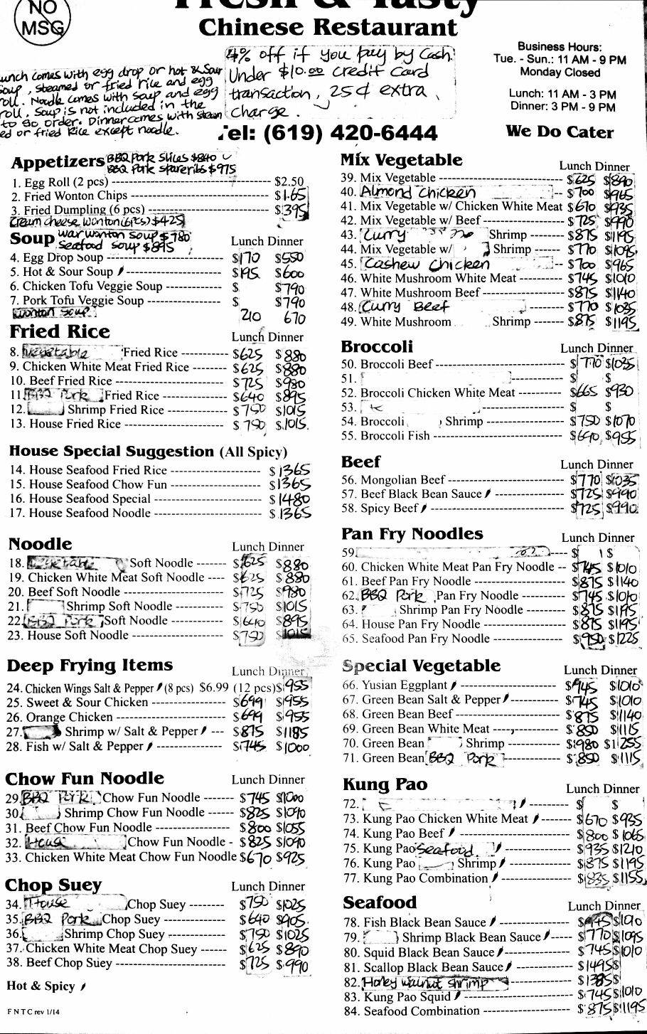 Fresh & Tasty | restaurant | 949 Broadway, Chula Vista, CA 91911, USA | 6194206444 OR +1 619-420-6444