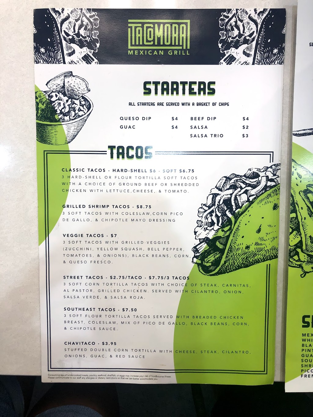 Taco Mora | restaurant | 1915 W Pensacola St, Tallahassee, FL 32304, USA | 8507650180 OR +1 850-765-0180