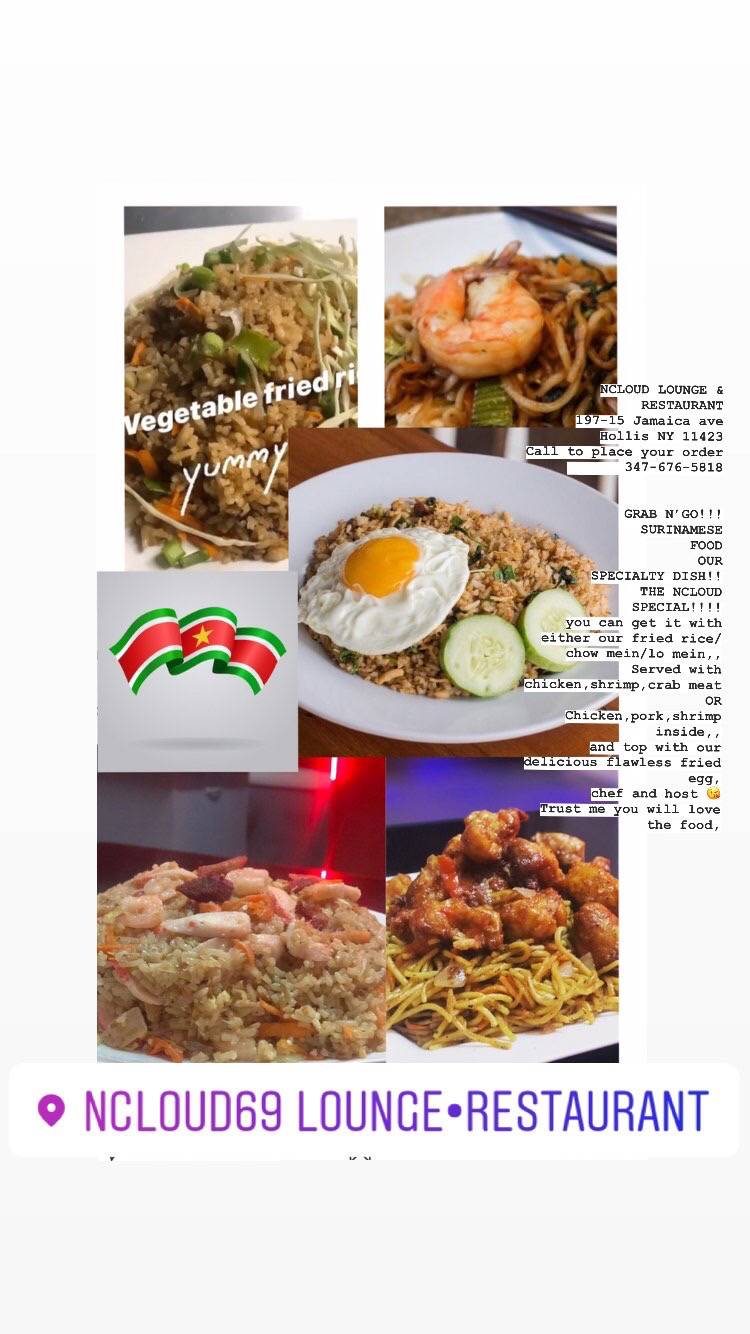 Ncloud Restaurant & lounge | restaurant | 197-15 Jamaica Ave, Jamaica, NY 11423, USA | 3476765818 OR +1 347-676-5818