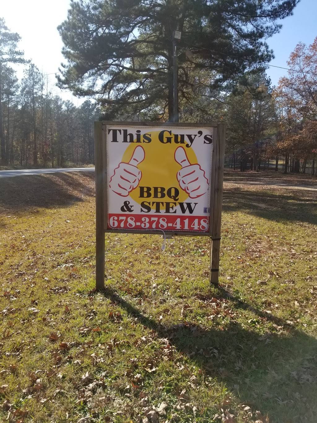 This Guys BBQ And Stew | restaurant | 20661 GA-34, Franklin, GA 30217, USA | 6783784148 OR +1 678-378-4148