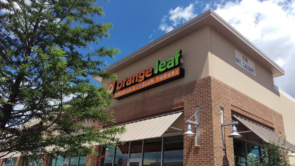 Orange Leaf | restaurant | 118 Mt Calvary Dr Suite 101, San Antonio, TX 78209, USA | 2108298899 OR +1 210-829-8899