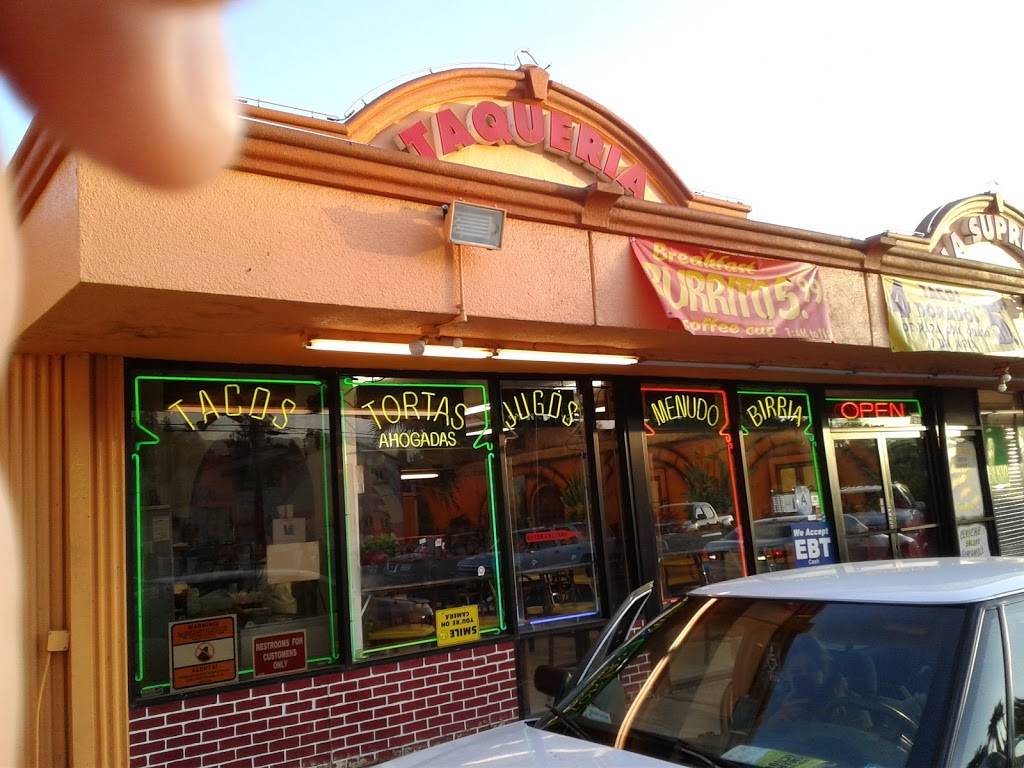 Taqueria La Suprema | restaurant | 4237, 1591 E Date St, San Bernardino, CA 92404, USA | 9098818555 OR +1 909-881-8555