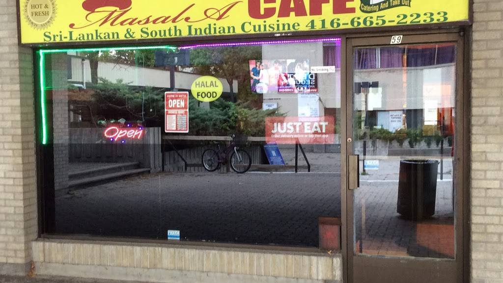Masala Cafe Indian And Sri Lankan Food Bar&swings | restaurant | 45 Four Winds Dr Unit #59, North York, ON M3J 1K7, Canada | 4166652233 OR +1 416-665-2233