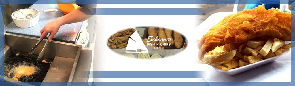 Schooner Fish & Chips | restaurant | 1337 King St E, Oshawa, ON L1H 1J2, Canada | 9055764442 OR +1 905-576-4442