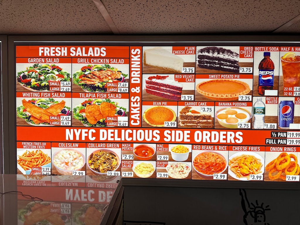 New York Fried Chicken Fish & Grill | restaurant | 1632 E Joppa Rd, Towson, MD 21286, USA | 4106169059 OR +1 410-616-9059