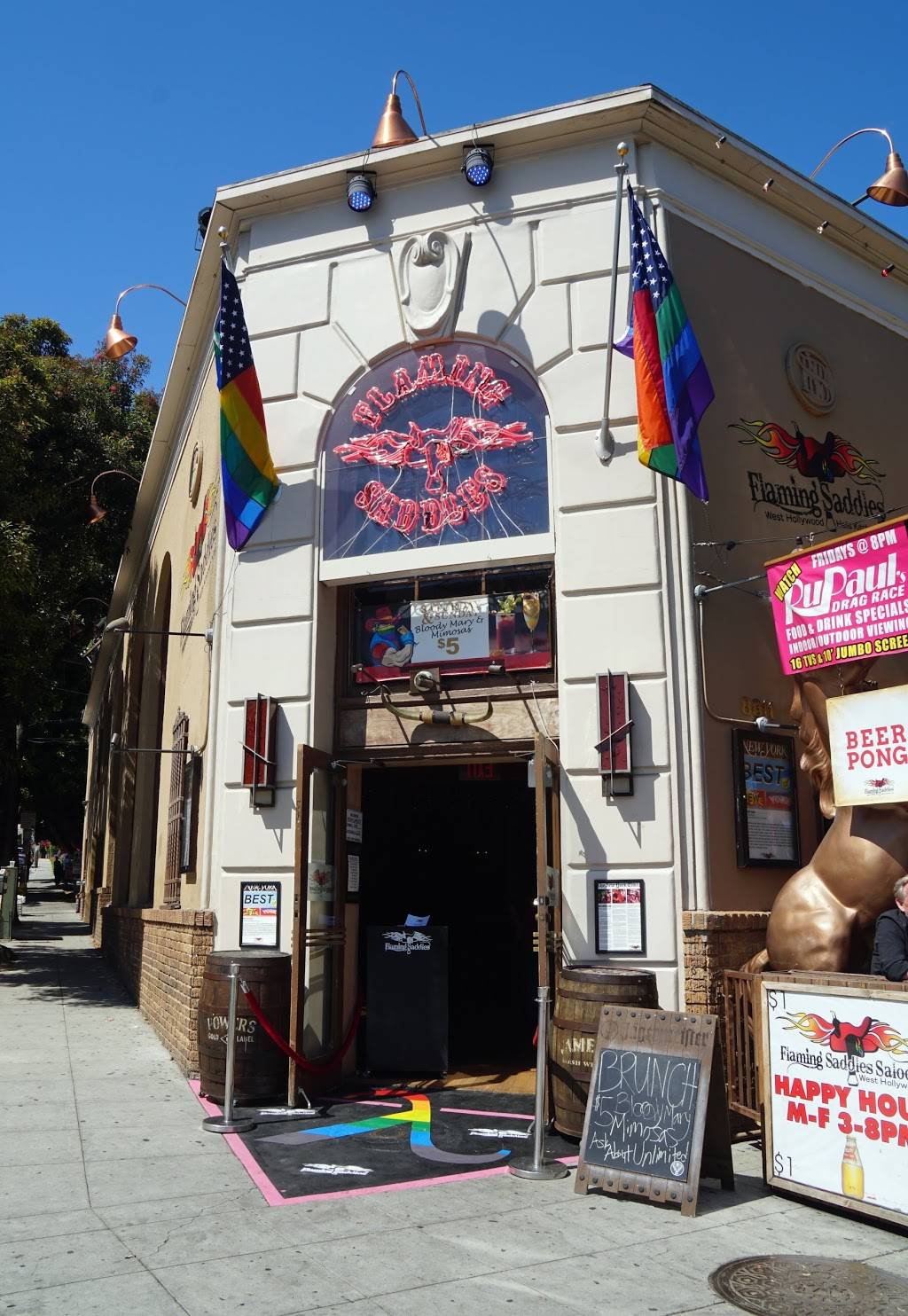 Flaming Saddles | night club | 8811 Santa Monica Blvd, West Hollywood, CA 90069, USA | 3108557501 OR +1 310-855-7501