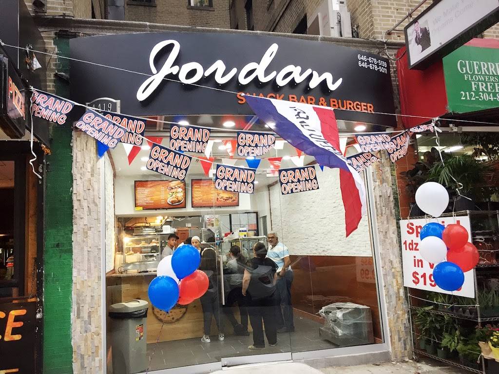 Jordan Snack Bar & Burger | meal takeaway | 4419A Broadway, New York, NY 10040, USA | 6466785139 OR +1 646-678-5139