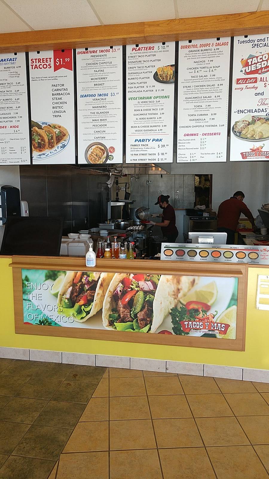 Tacos Y Mas | restaurant | 1297 Justin Rd, Lewisville, TX 75077, USA | 4696300025 OR +1 469-630-0025