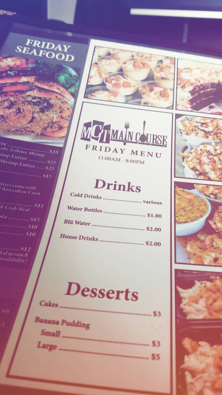 Main Course Tampa | restaurant | 2139 W Main St, Tampa, FL 33607, USA | 8134887122 OR +1 813-488-7122