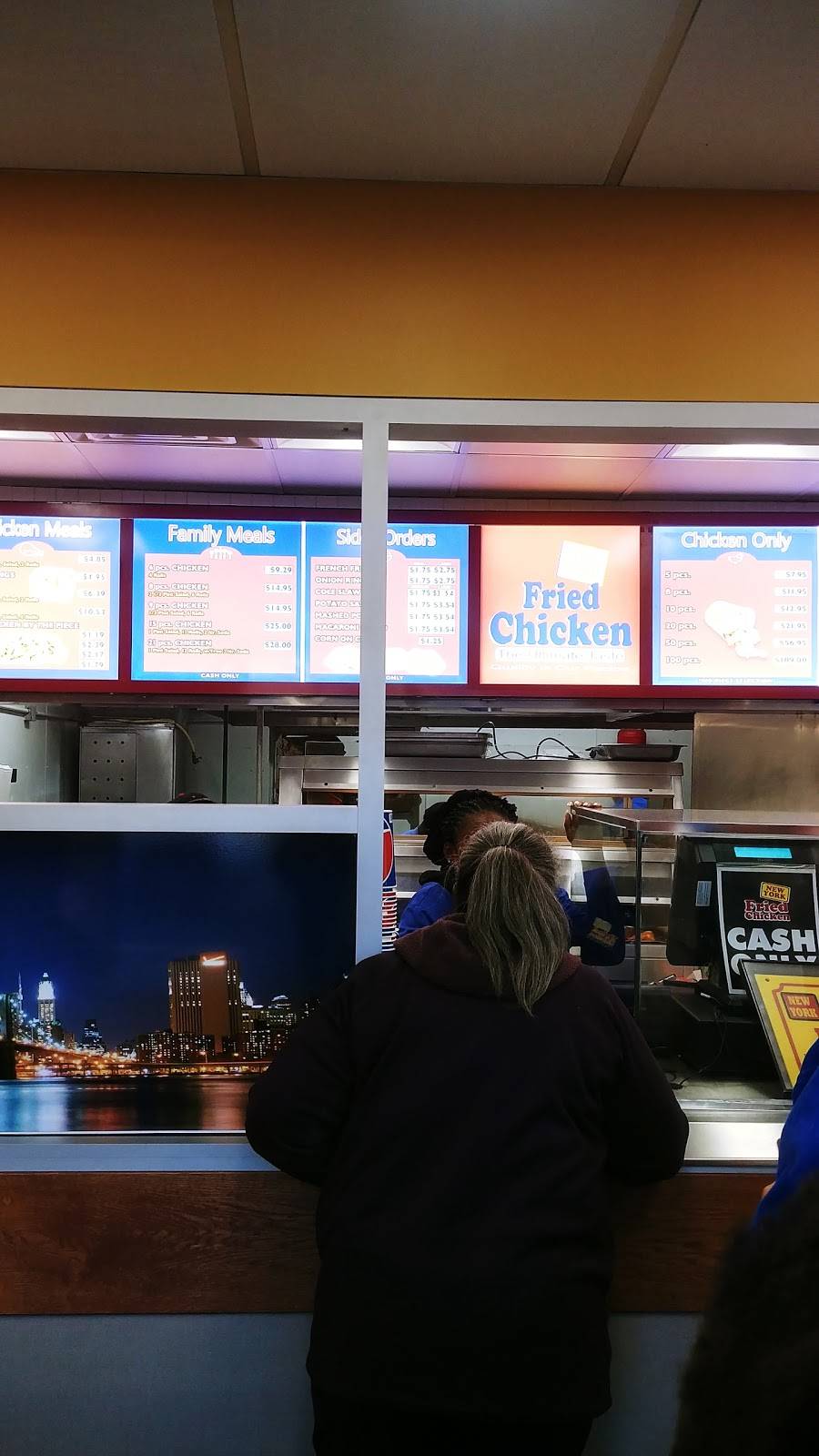 NY Fried Chicken | restaurant | 13104 Merrick Blvd, Jamaica, NY 11434, USA | 7185253801 OR +1 718-525-3801