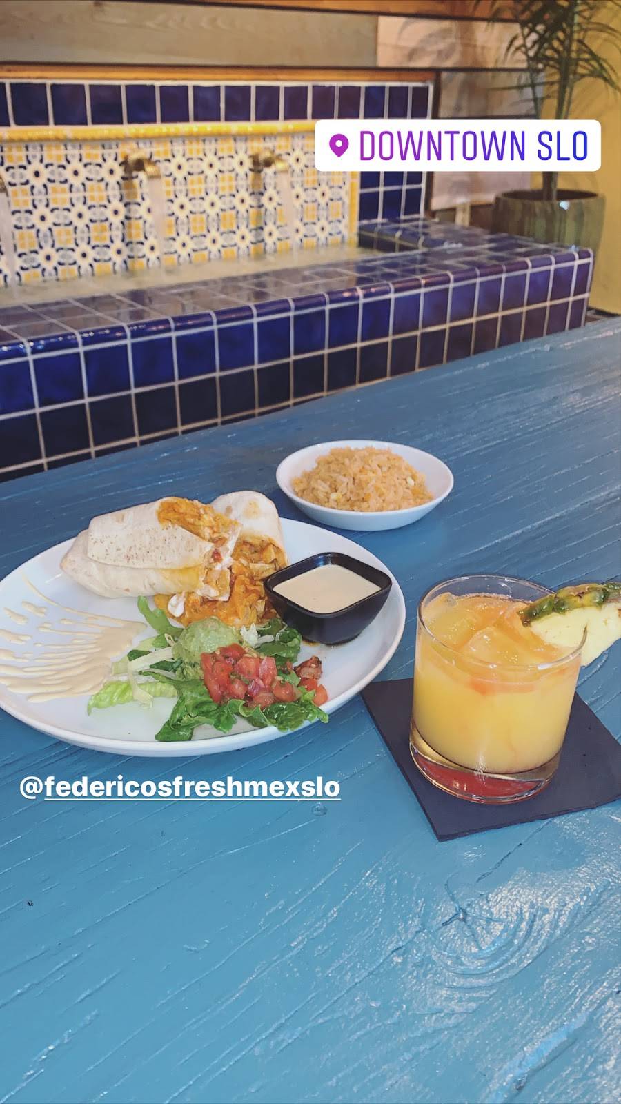 Federicos Fresh Mex Cuisine | restaurant | 851 Higuera St, San Luis Obispo, CA 93401, USA | 8054393890 OR +1 805-439-3890