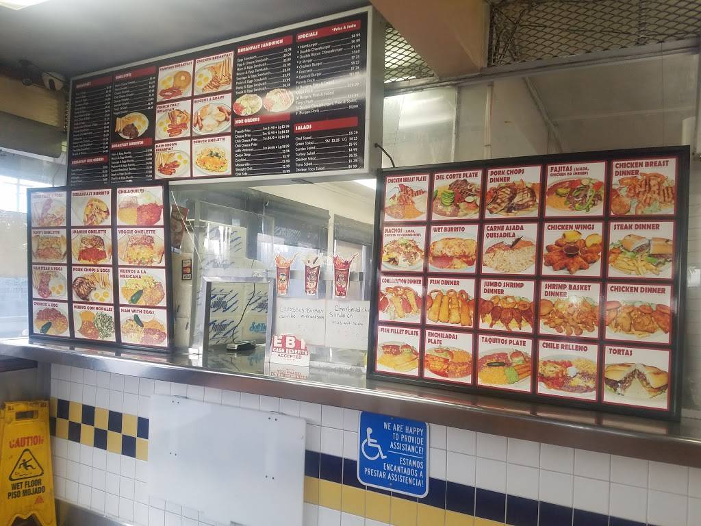 Tonys Burgers | restaurant | 107 E little Towne city Avenue, Compton, CA 90220, USA | 3106398667 OR +1 310-639-8667