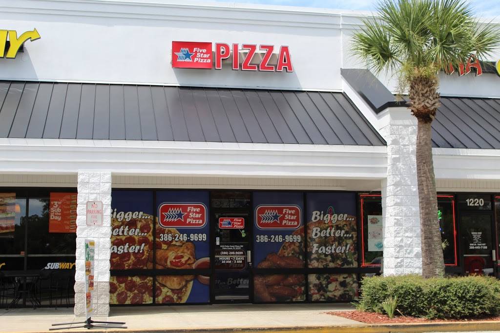 Five Star Pizza | restaurant | 1224 Palm Coast Pkwy SW, Palm Coast, FL 32137, USA | 3862469699 OR +1 386-246-9699