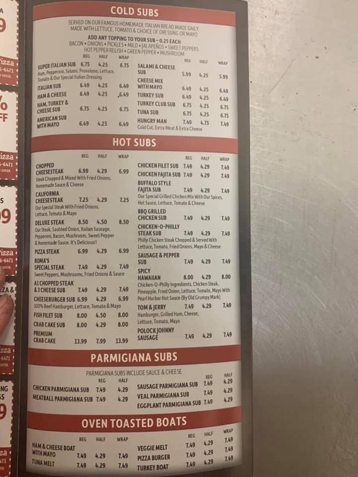 Bella Roma | restaurant | 10887 Oak Ridge Ave, Red Lion, PA 17356, USA | 7172466471 OR +1 717-246-6471