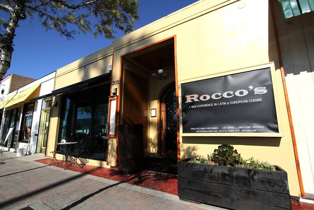 Roccos Restaurant | restaurant | 203 N El Camino Real, San Clemente, CA 92672, USA | 9493887766 OR +1 949-388-7766