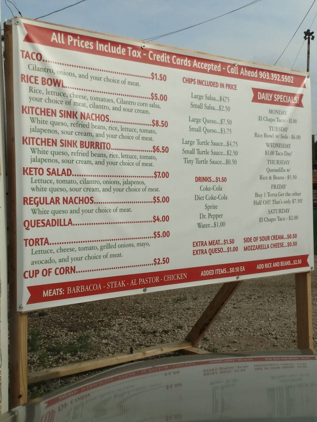 Tortugas Taco Shop | restaurant | 306 US-79, Henderson, TX 75652, USA | 9033925502 OR +1 903-392-5502