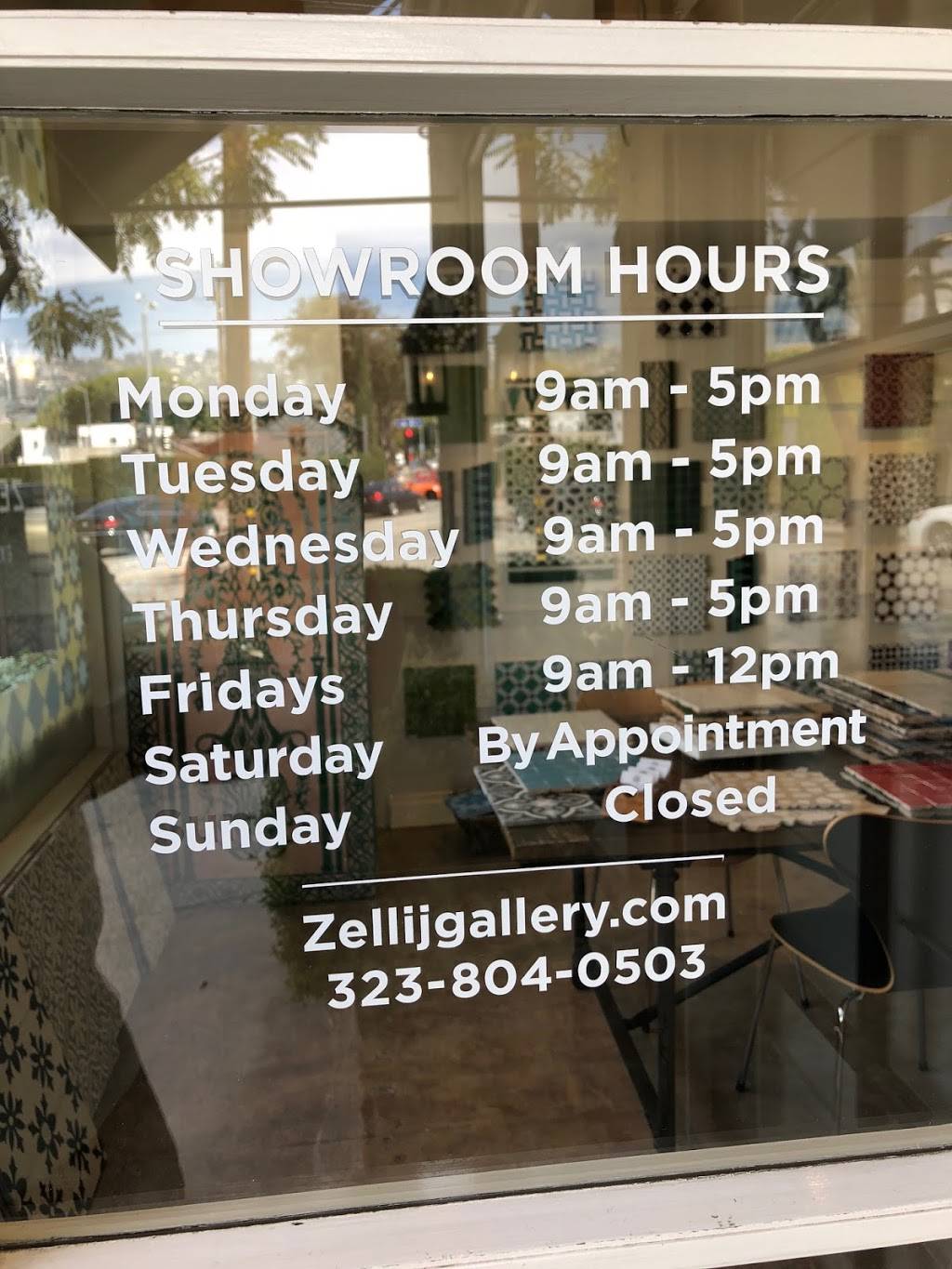 Zellij Gallery | restaurant | 511 N Robertson Blvd, West Hollywood, CA 90048, USA | 3238040503 OR +1 323-804-0503