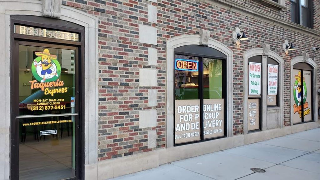Taqueria Express | restaurant | 1232 N LaSalle Dr STE. 1, Chicago, IL 60610, USA | 3128775451 OR +1 312-877-5451