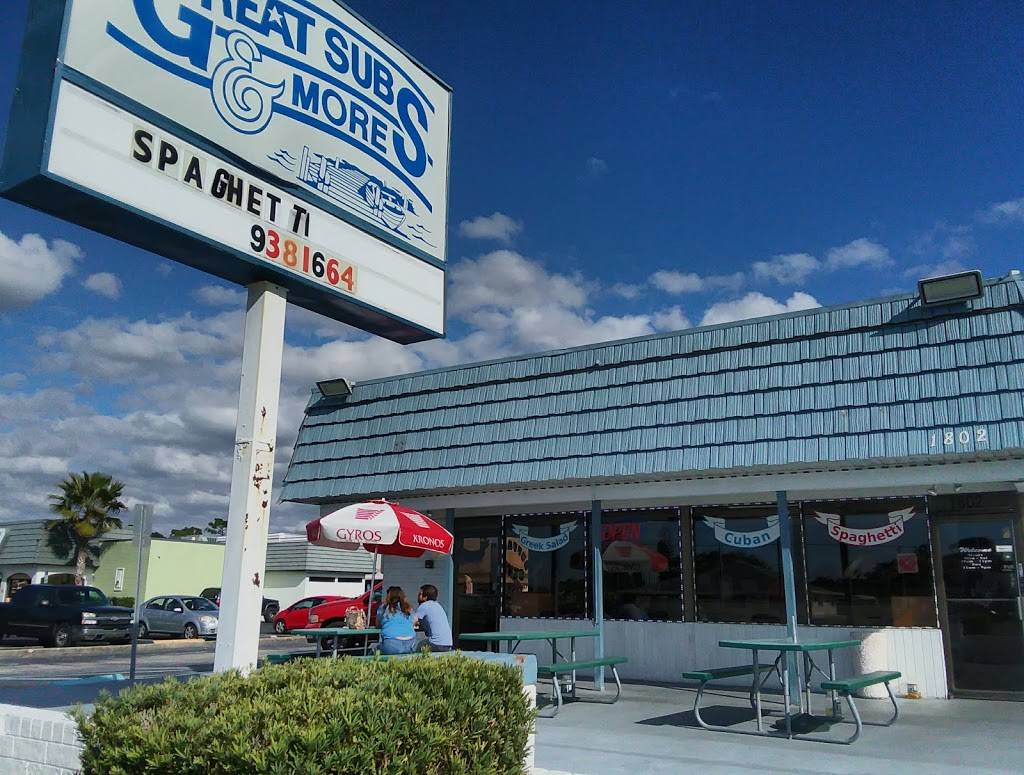 Great Subs & More | restaurant | 1802 US-19, Holiday, FL 34691, USA | 7279381664 OR +1 727-938-1664