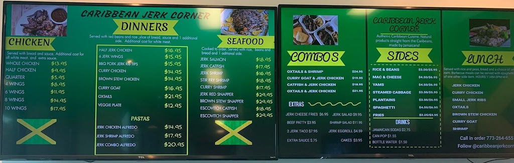 Caribbean Jerk Corner | restaurant | 11710 S Marshfield Ave Side B, Chicago, IL 60643, USA | 7732646551 OR +1 773-264-6551