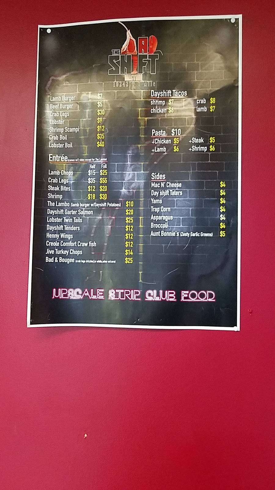 The Dayshift Bistro | restaurant | 19242 W 7 Mile Rd, Detroit, MI 48219, USA | 3136939529 OR +1 313-693-9529