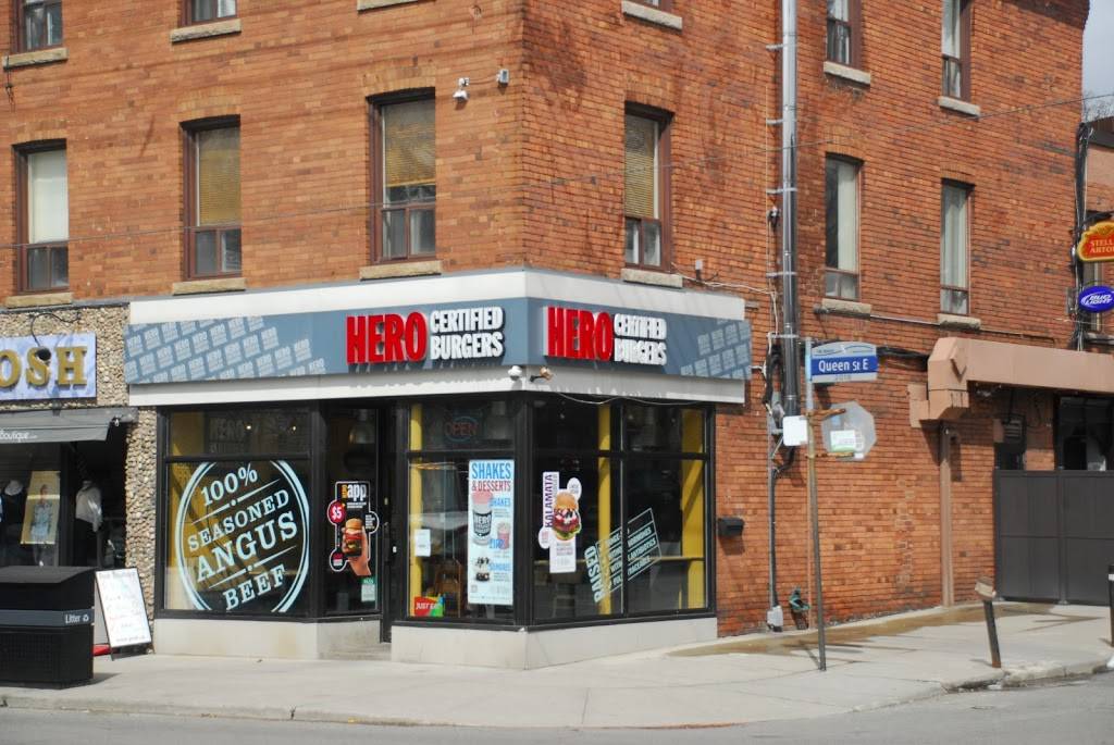 Hero Certified Burgers | restaurant | 2018 Queen St E, Toronto, ON M4L 1J3, Canada | 6477487977 OR +1 647-748-7977