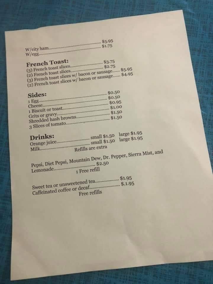 Velma’s Country Skillet | restaurant | 6234 AL-36, Somerville, AL 35670, USA | 2567545101 OR +1 256-754-5101