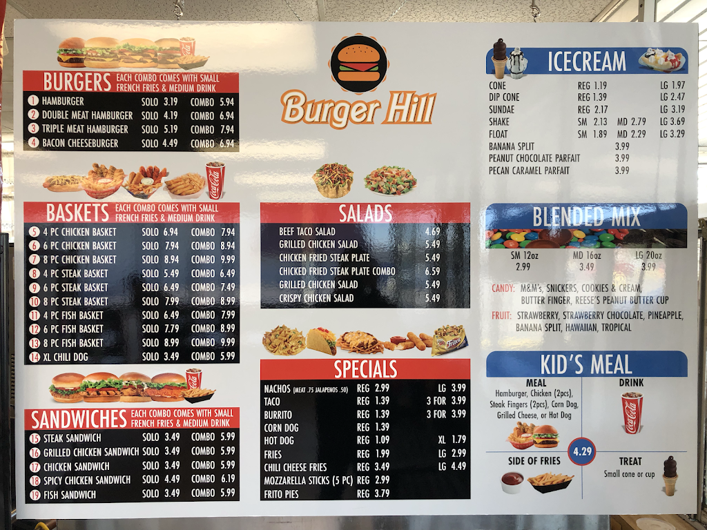 Burger Hill | restaurant | 3850 W Clarendon Dr, Dallas, TX 75211, USA | 2143318303 OR +1 214-331-8303