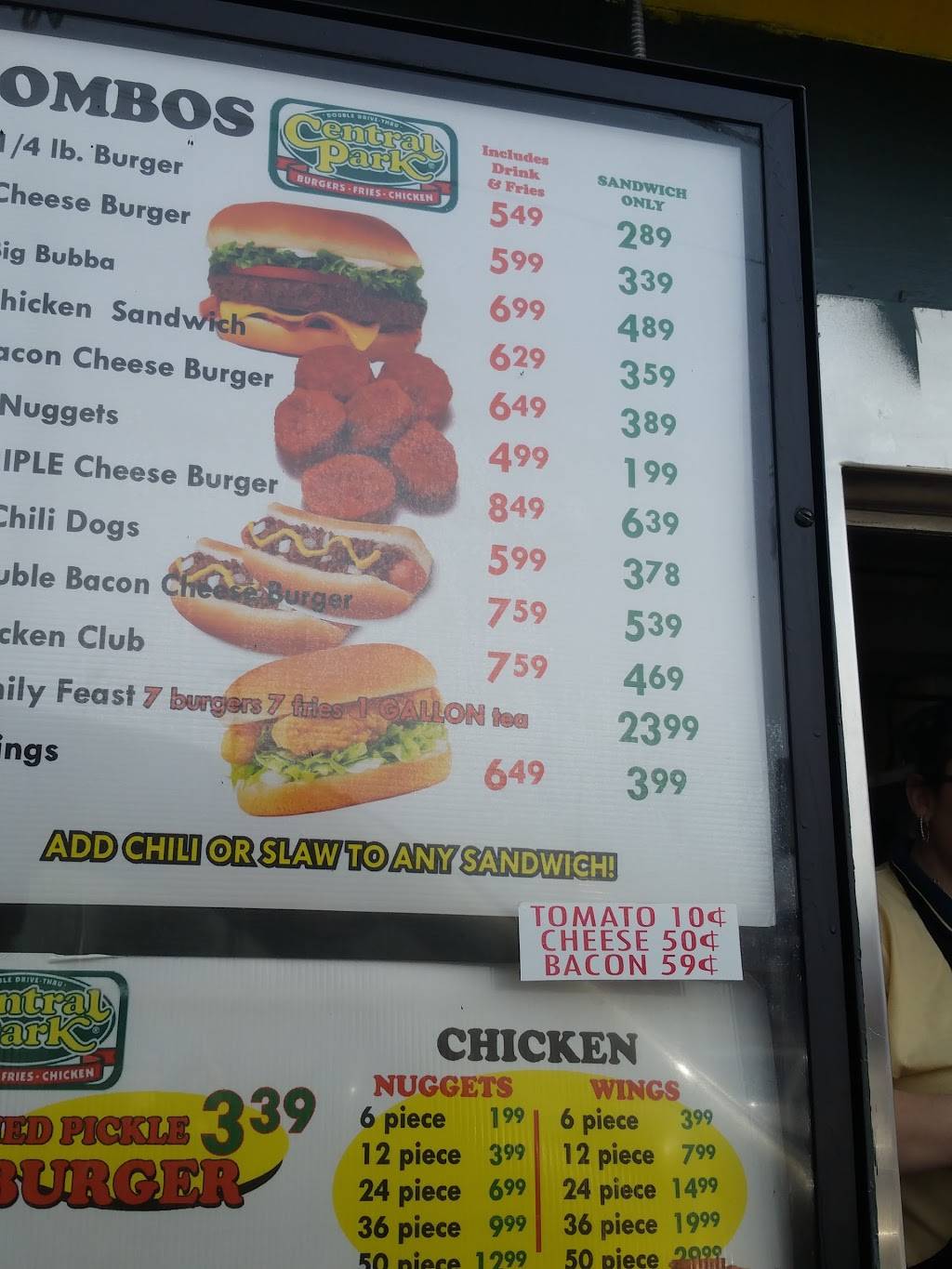 Central Park | restaurant | 4417 Western Ave, Knoxville, TN 37921, USA | 8659714777 OR +1 865-971-4777