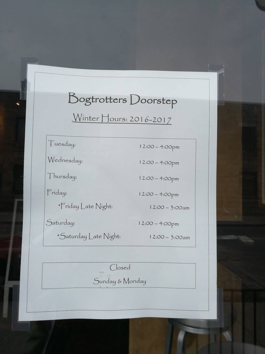 Bogtrotters Doorstep | meal takeaway | 1848 W 25th St, Cleveland, OH 44113, USA | 2168615515 OR +1 216-861-5515