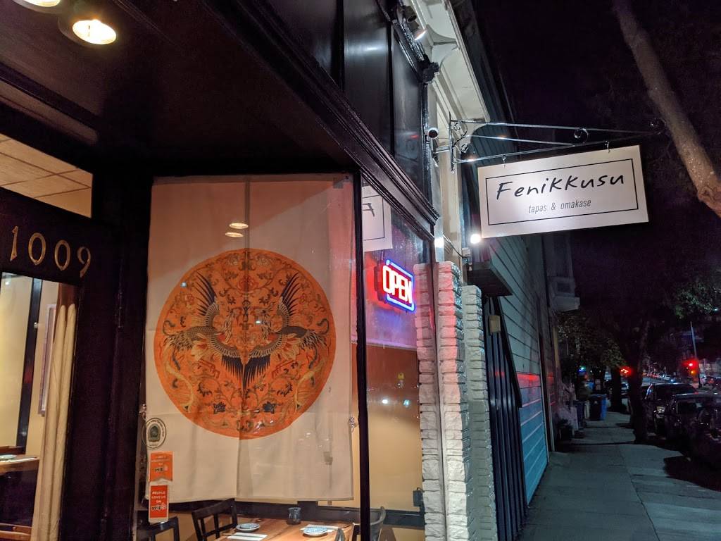 Fenikkusu - Tapas and Omakase | restaurant | 1009 Guerrero St, San Francisco, CA 94110, USA | 4159238600 OR +1 415-923-8600