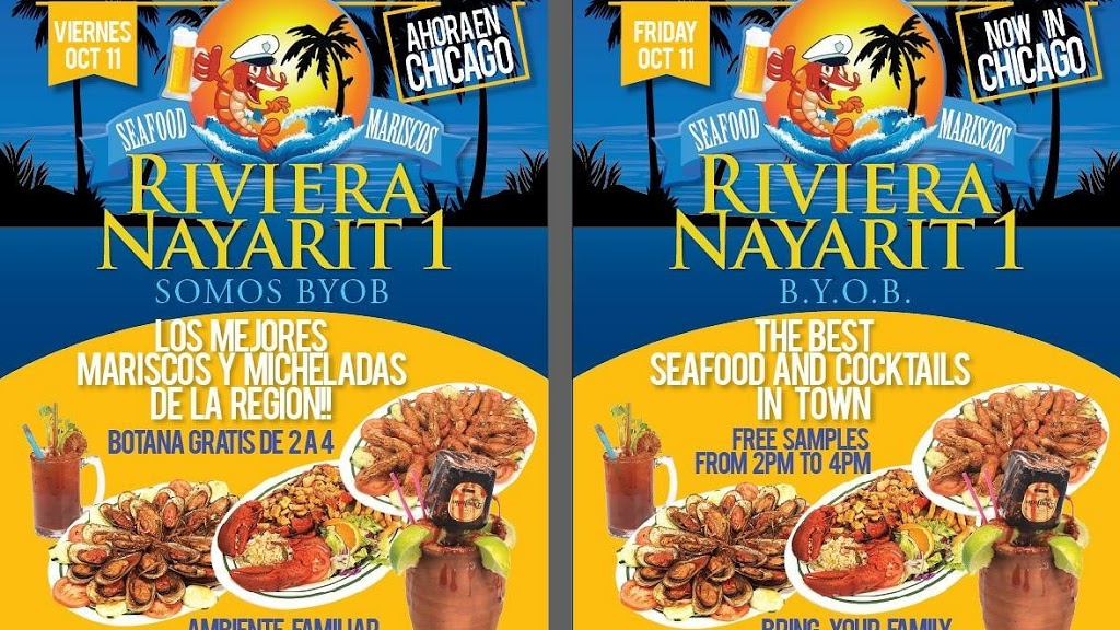 RIVIERA NAYARIT 1 | restaurant | 33OO, W Montrose Ave, Chicago, IL 60618, USA | 8728103412 OR +1 872-810-3412