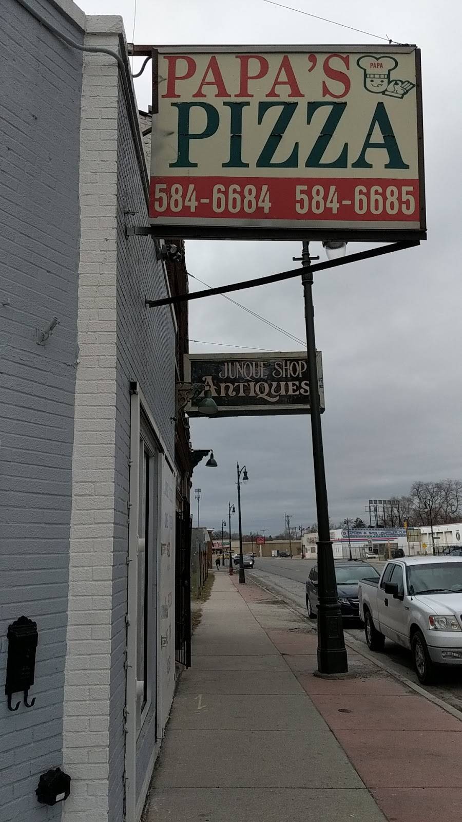 Papas Pizza & Subs | restaurant | 7801 Michigan Ave, Detroit, MI 48210, USA | 3135846684 OR +1 313-584-6684