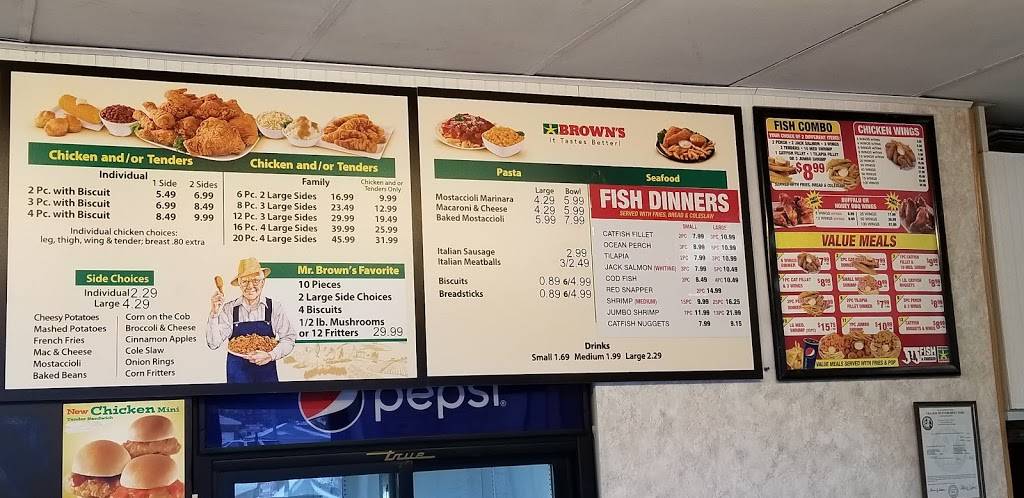 Browns Chicken | restaurant | 2204, 3414 95th St, Evergreen Park, IL 60805, USA | 7086366888 OR +1 708-636-6888