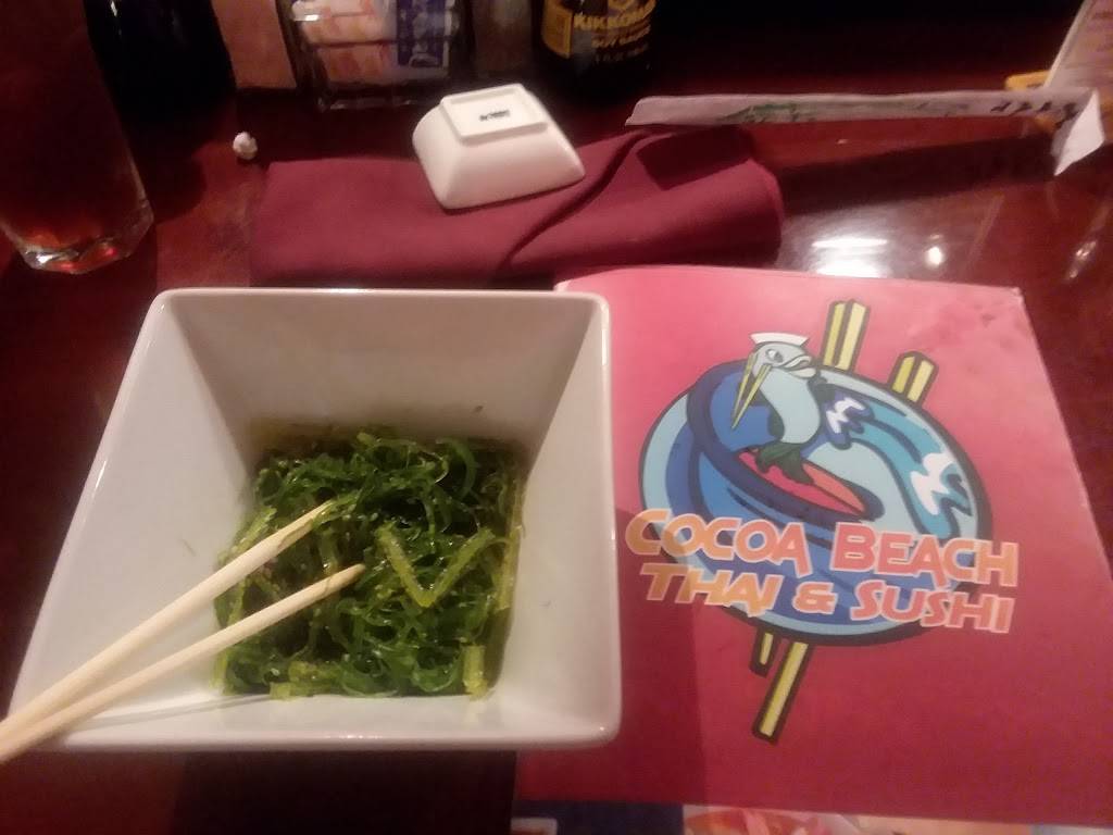 Cocoa Beach Thai & Sushi | restaurant | 24 N Orlando Ave, Cocoa Beach, FL 32931, USA | 3218680066 OR +1 321-868-0066