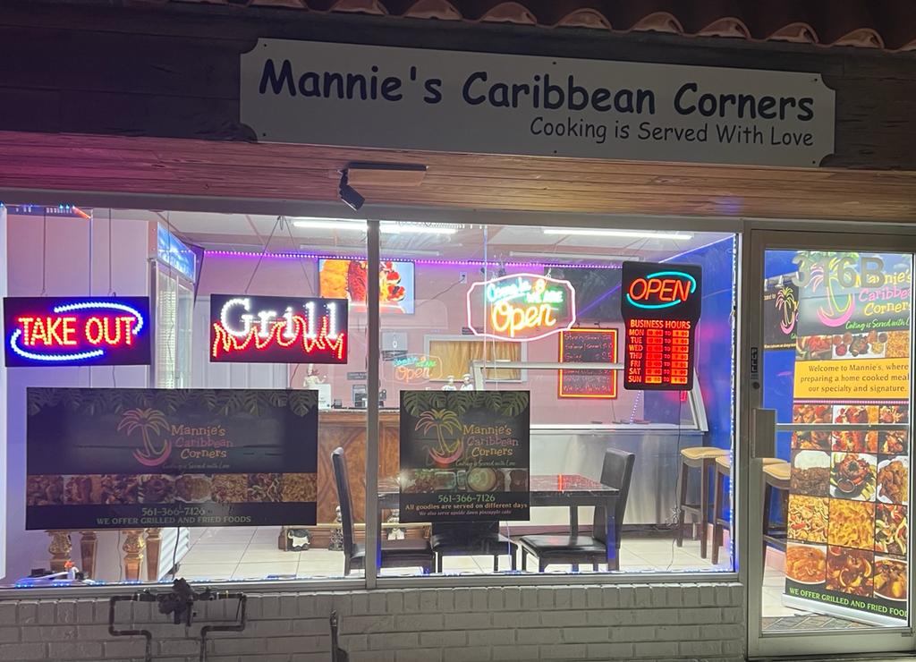 Mannies Caribbean Corners, LLC | restaurant | 316 W Mango St, Lantana, FL 33462, USA | 5617278099 OR +1 561-727-8099