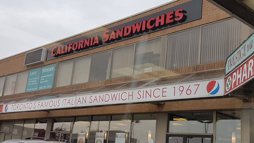 California Sandwiches | restaurant | 10815 Yonge St unit 3 & 4, Richmond Hill, ON L4C 3E3, Canada | 9052374703 OR +1 905-237-4703