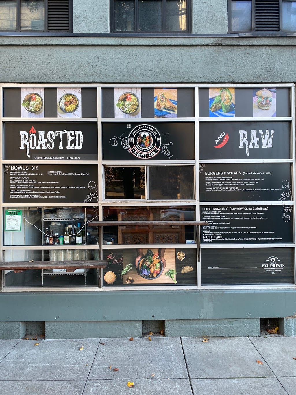 Roasted and Raw | restaurant | 550 2nd St, Oakland, CA 94607, USA | 4156585608 OR +1 415-658-5608