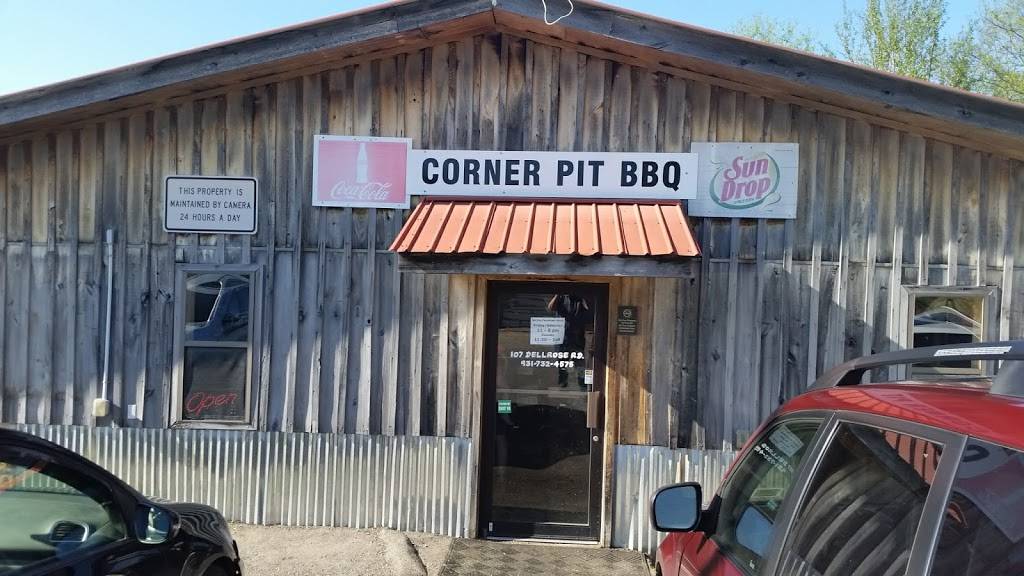 Corner Pit BBQ | restaurant | 107 Dellrose Rd, Dellrose, TN 38453, USA | 9317324575 OR +1 931-732-4575