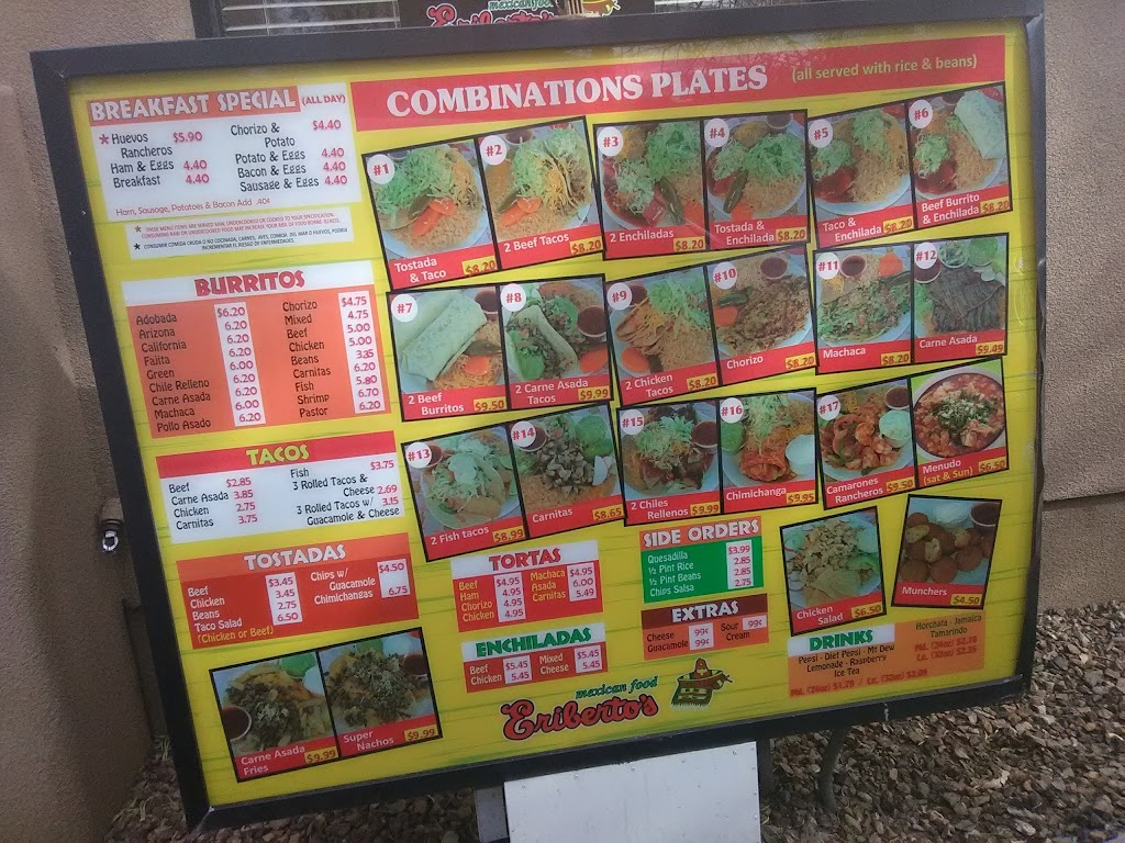 Eribertos Mexican Food | restaurant | 1000 S Main St, Cottonwood, AZ 86326, USA | 9286499904 OR +1 928-649-9904